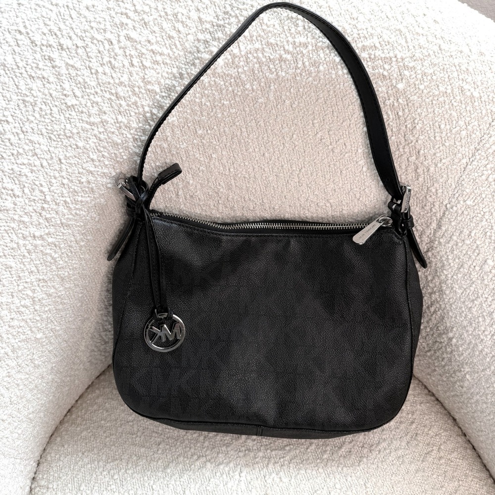Michael Kors Black Logo Shoulder Bag